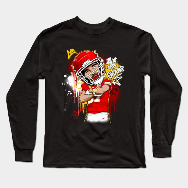 Kelce Long Sleeve T-Shirt by SKetchdProductions